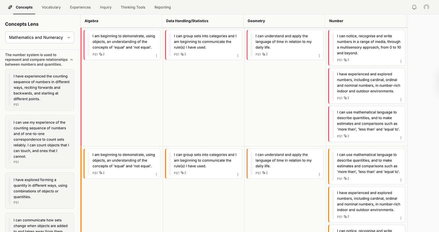 Planner screenshot