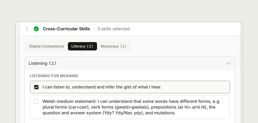 Cross-Curricular Skills